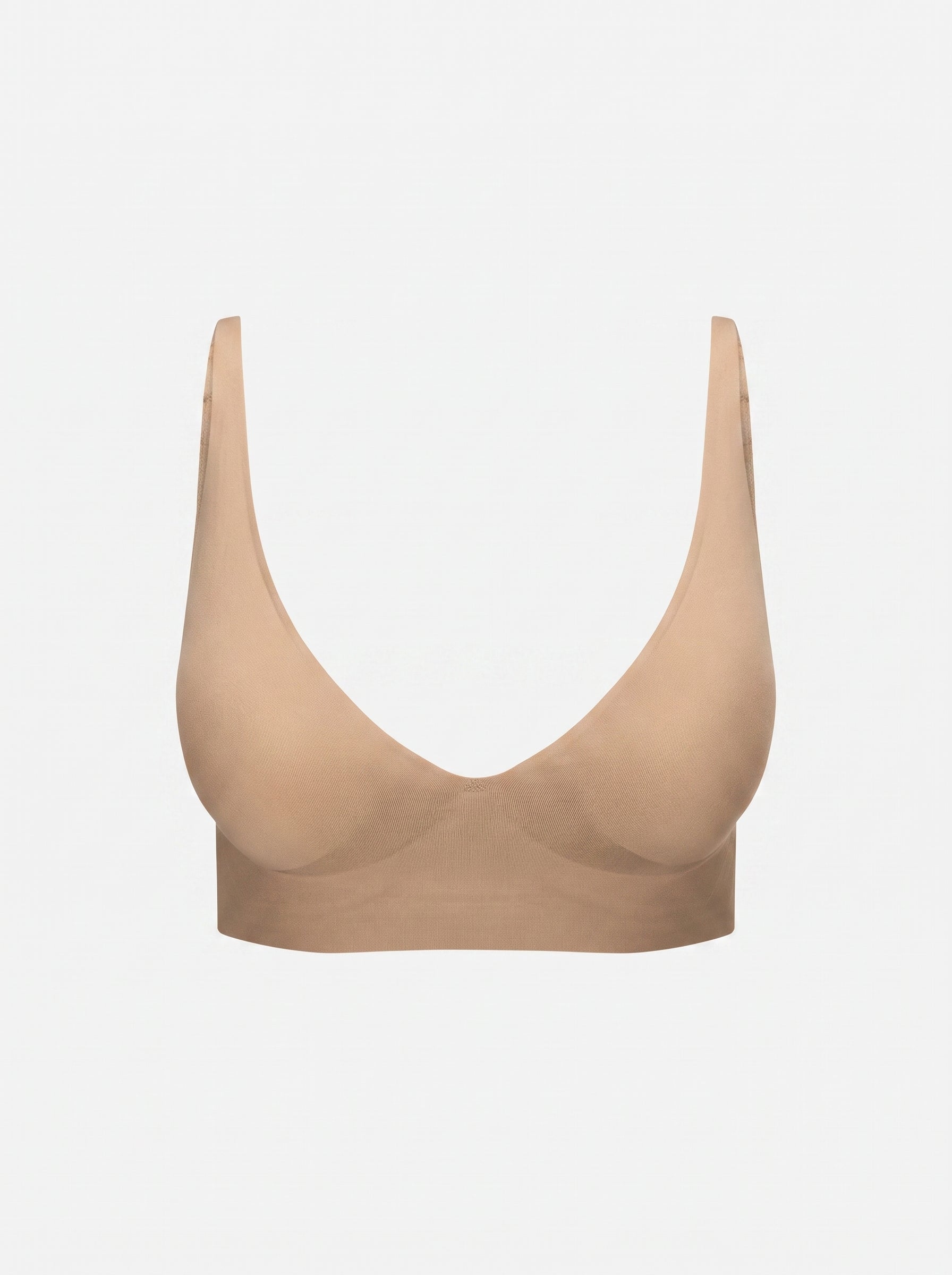 Seamless V-Neck Comfort Bra Wire - Free