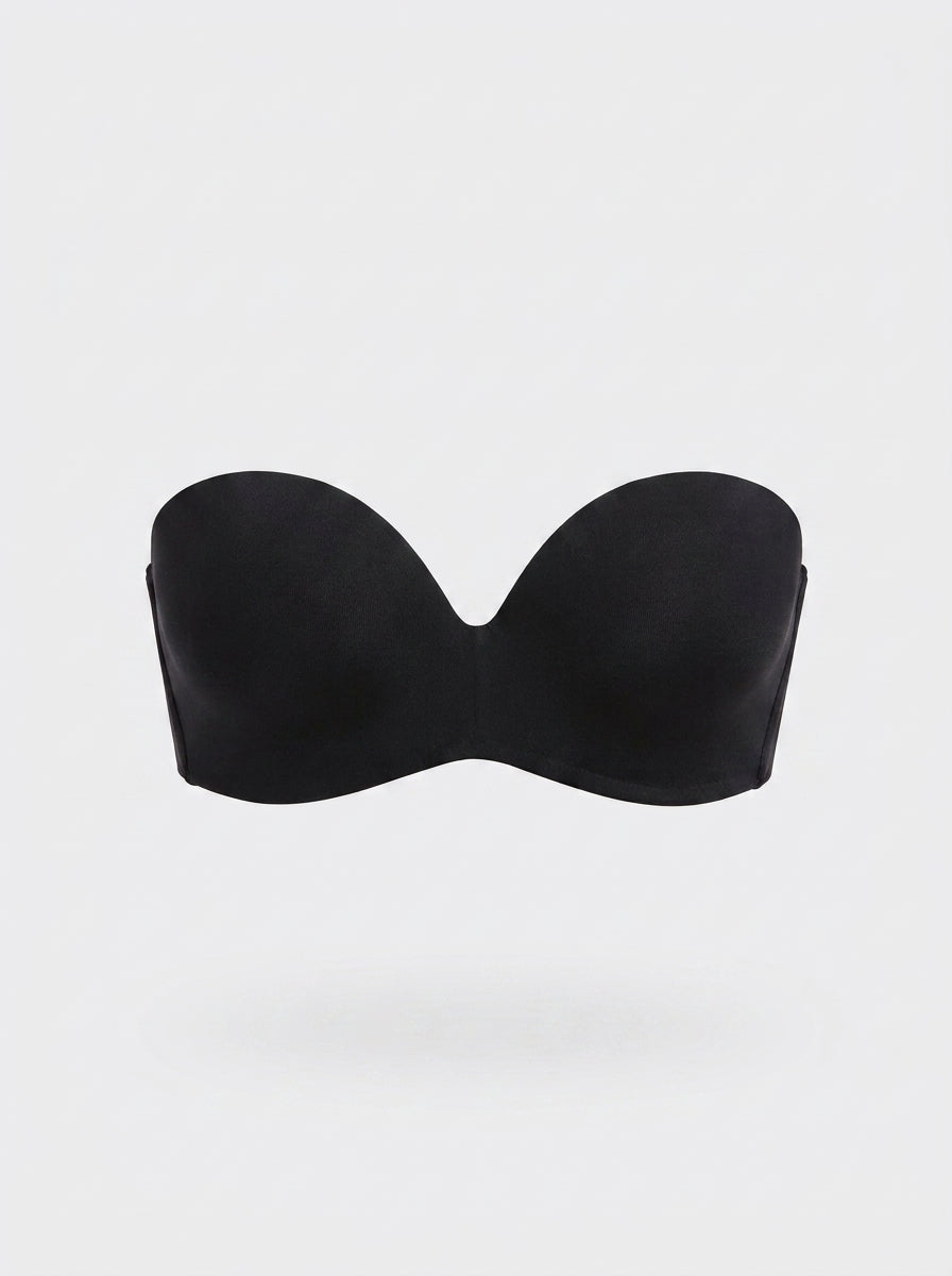 Strapless Lace Push-Up Bra with Underwire