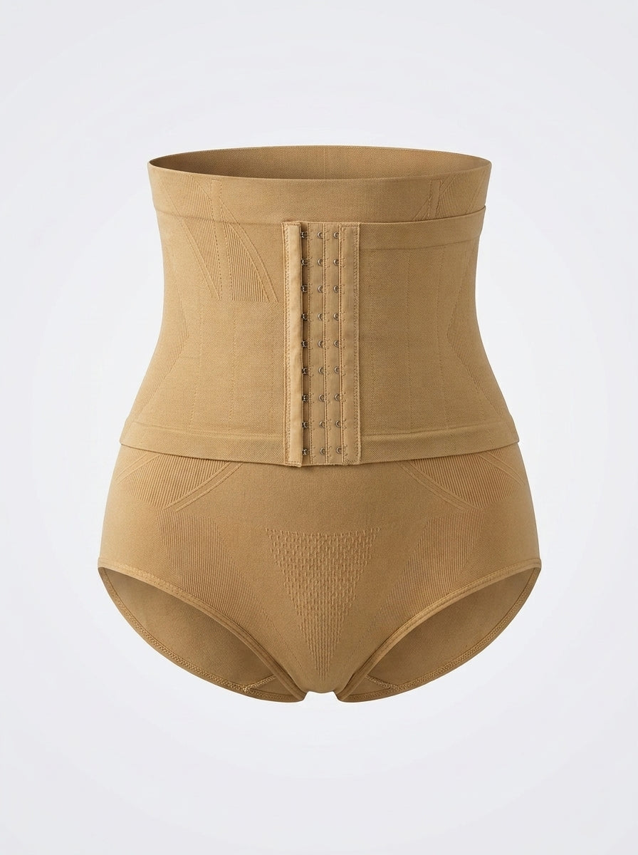Waist Trainer Shapewear Thong with Hook Closure