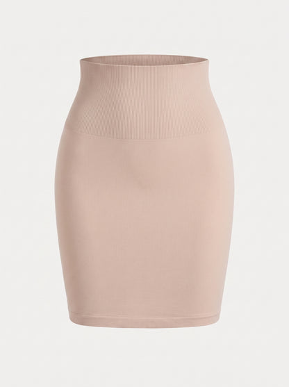 Seamless Half Slip Shaping Skirt with High Waist