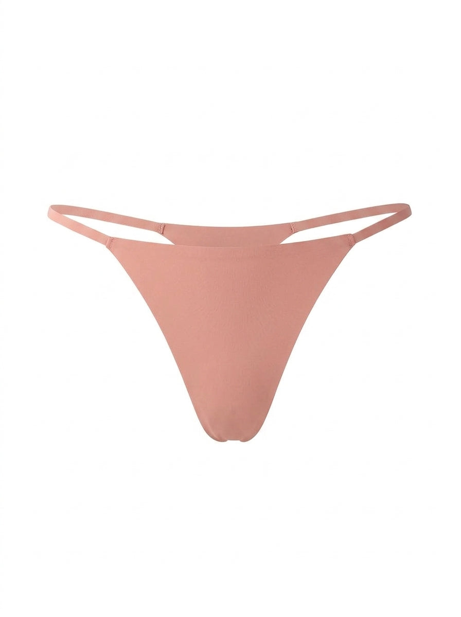 3-Piece Set Seamless String Thong with Thin Straps