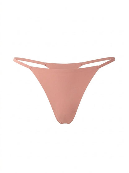 3-Piece Set Seamless String Thong with Thin Straps
