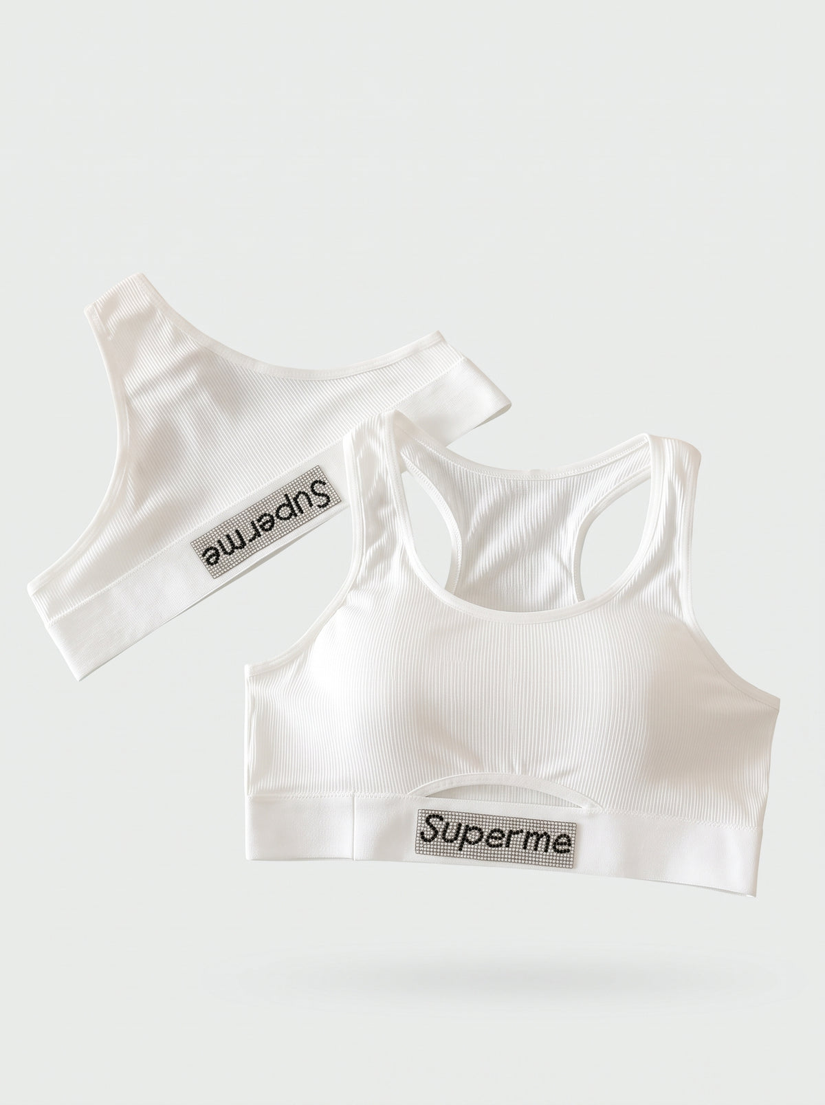 Ribbed Racerback Sport Bra & Bottom Set