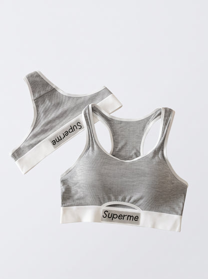 Ribbed Racerback Sport Bra & Bottom Set