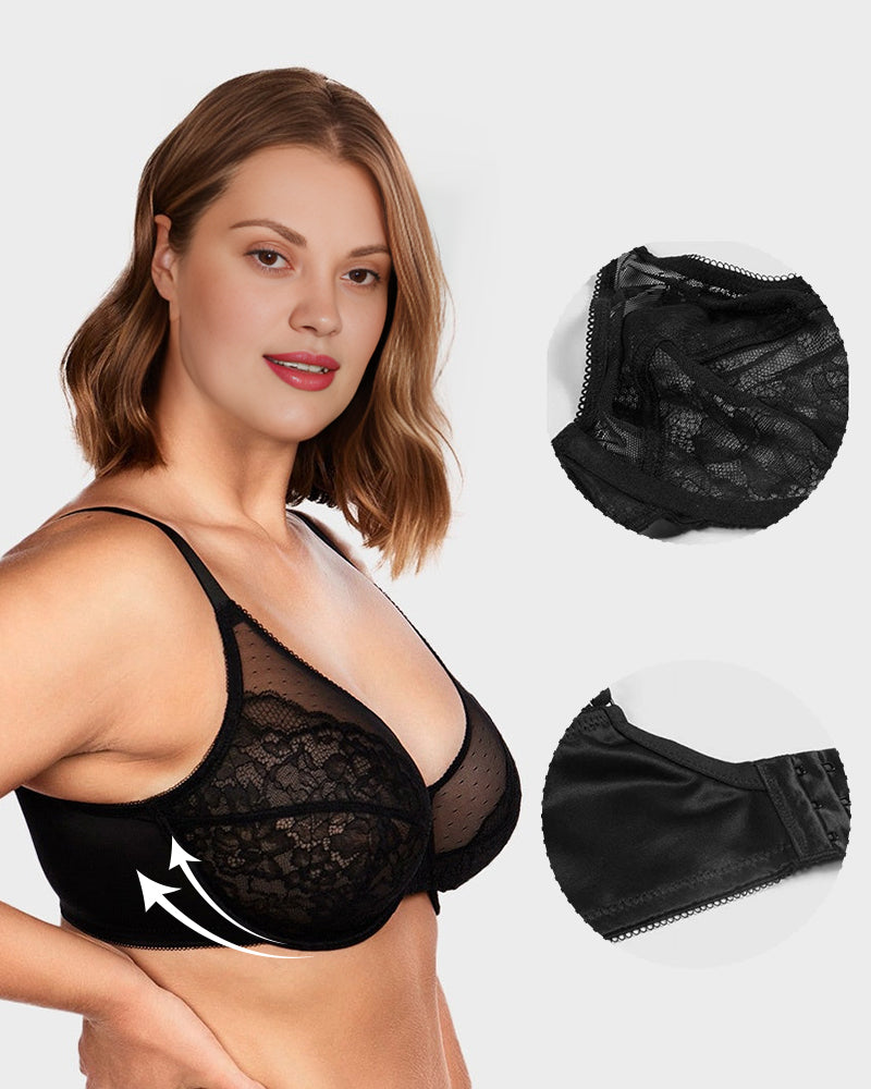 Lace Minimizer Bra | Full Support Fit | All-Day Comfort