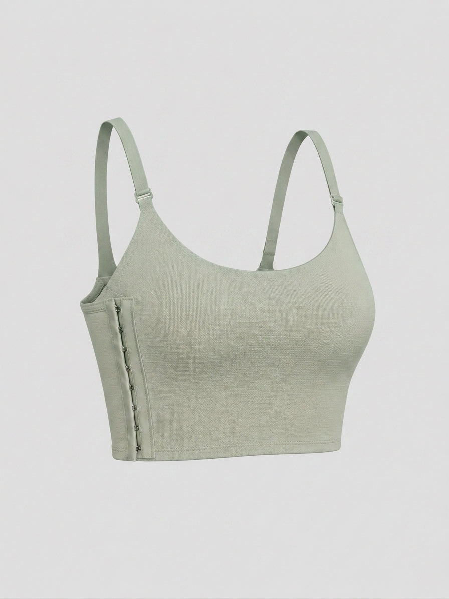 Compression Bra with Front Hook Closure