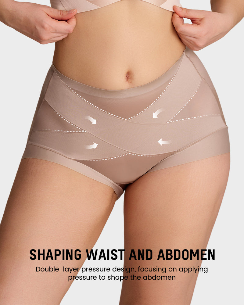 6 Pack High-Waisted Tummy Control Shaping panties | Seamless Compression Support & Everyday Comfort