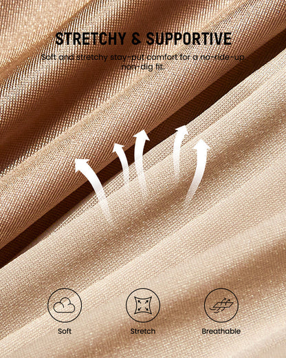 6 Pack High-Waisted Tummy Control Shaping panties | Seamless Compression Support & Everyday Comfort