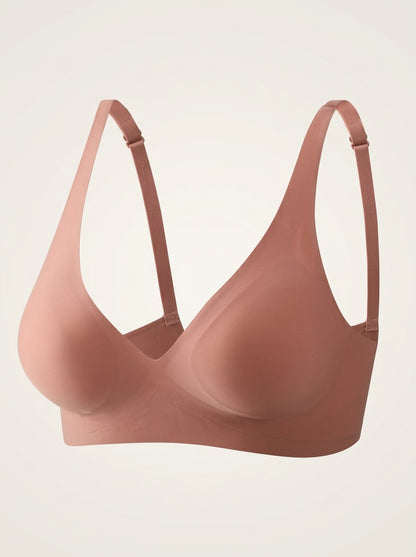 Seamless Wire-Free Smooth V-neck Bra