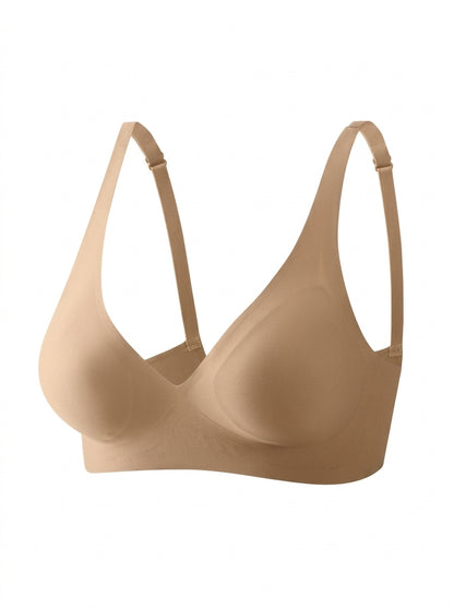 Seamless Wire-Free Smooth V-neck Bra