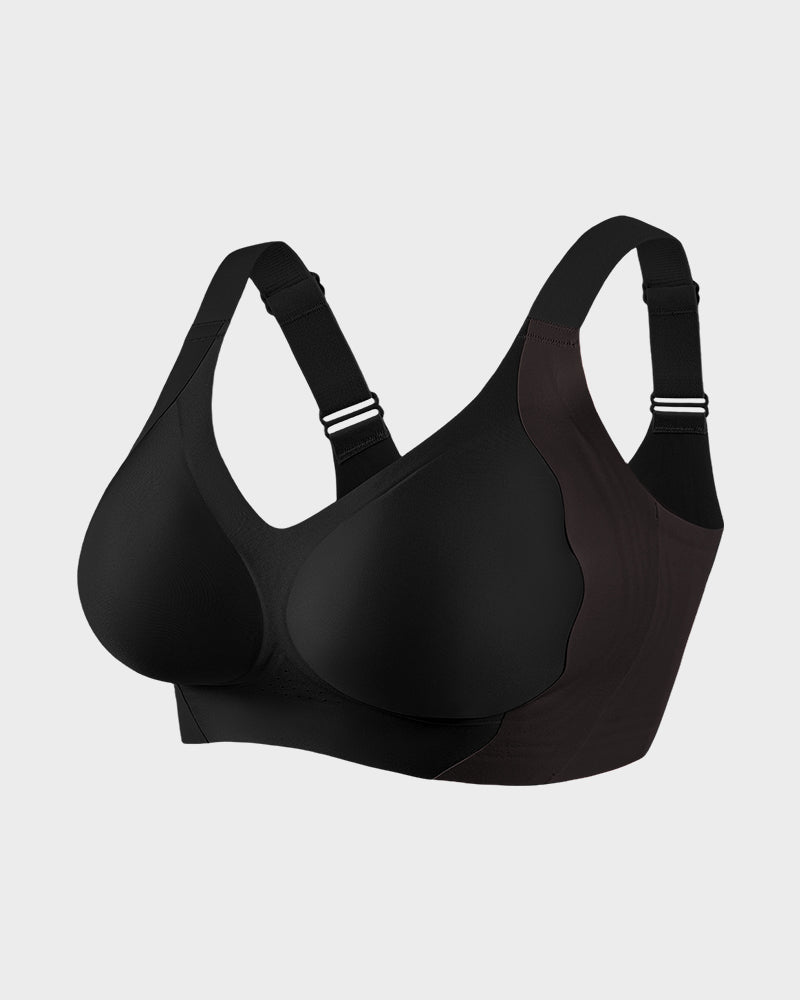 Wireless Full Coverage Bra with Breathable Support