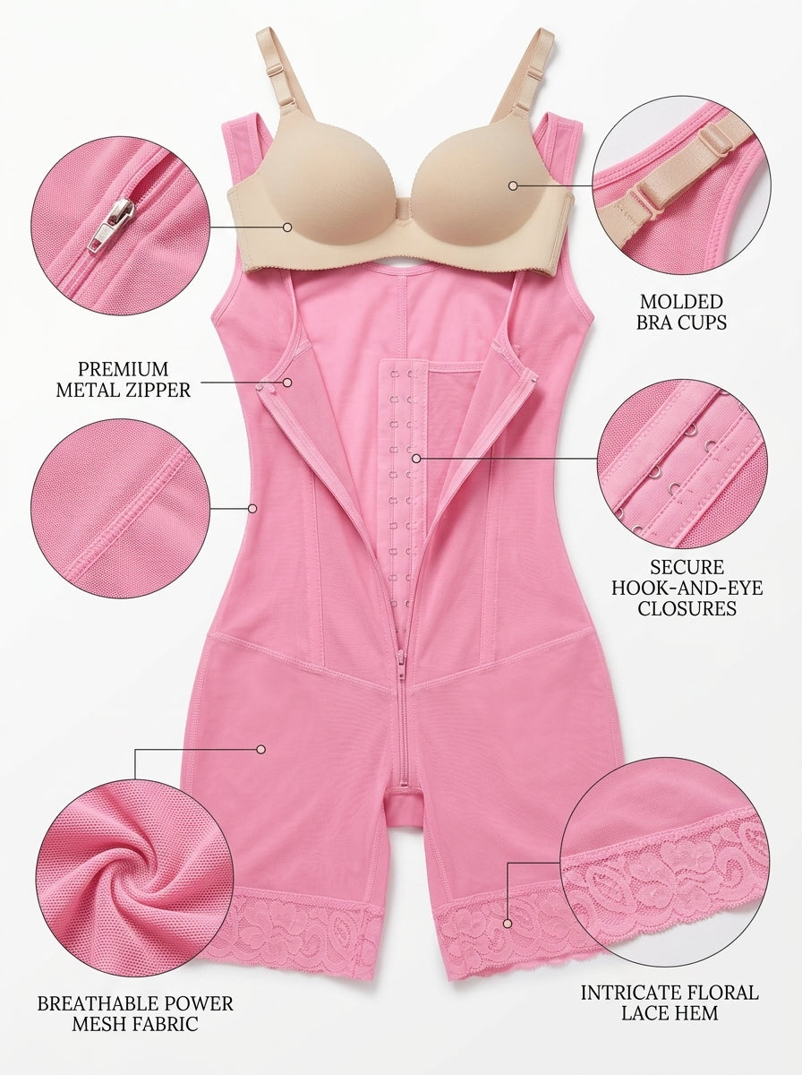 Post Surgery Compression Garment with Tummy Control
