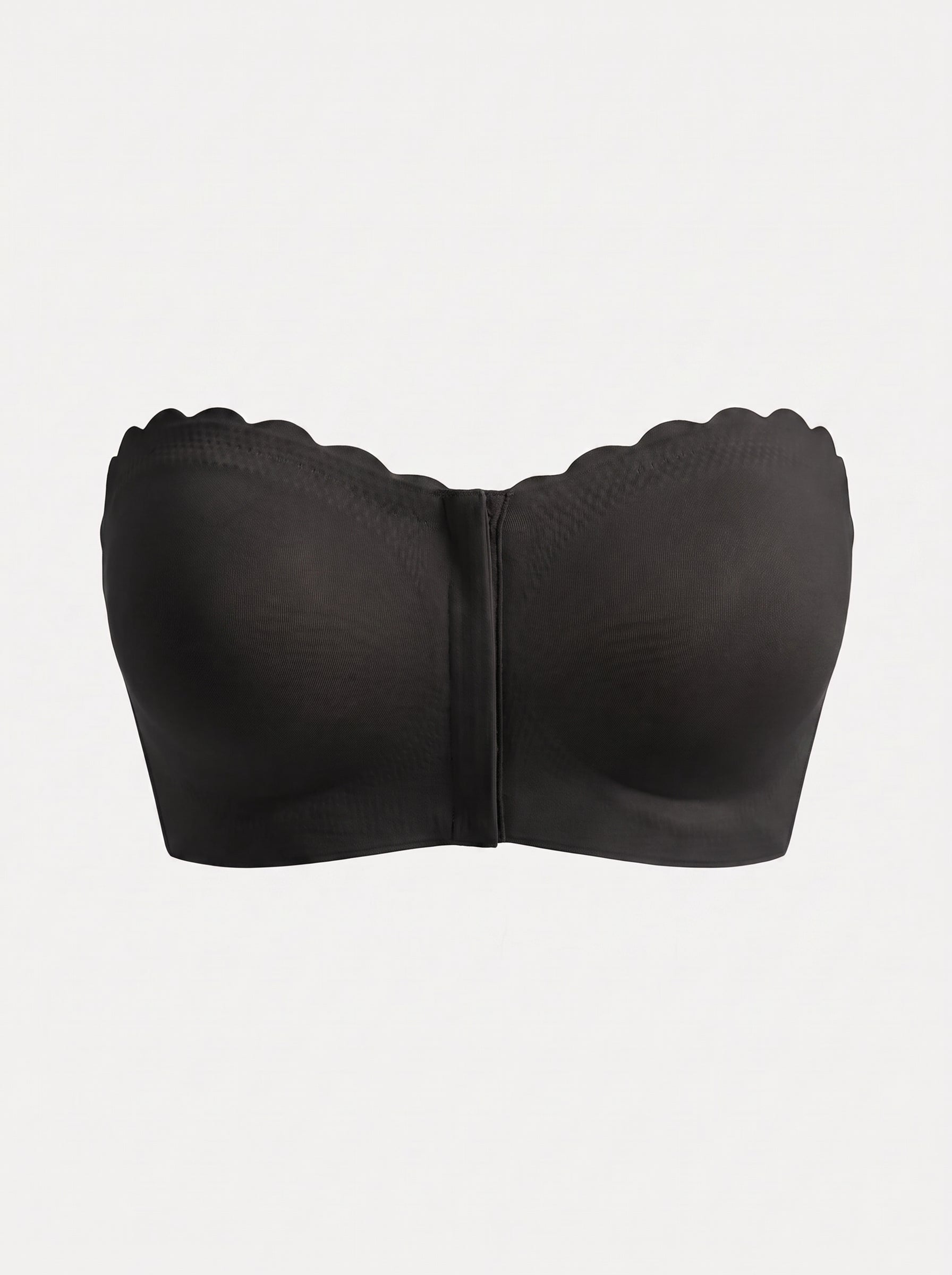 Strapless Push-Up Bra with Front Closure Support