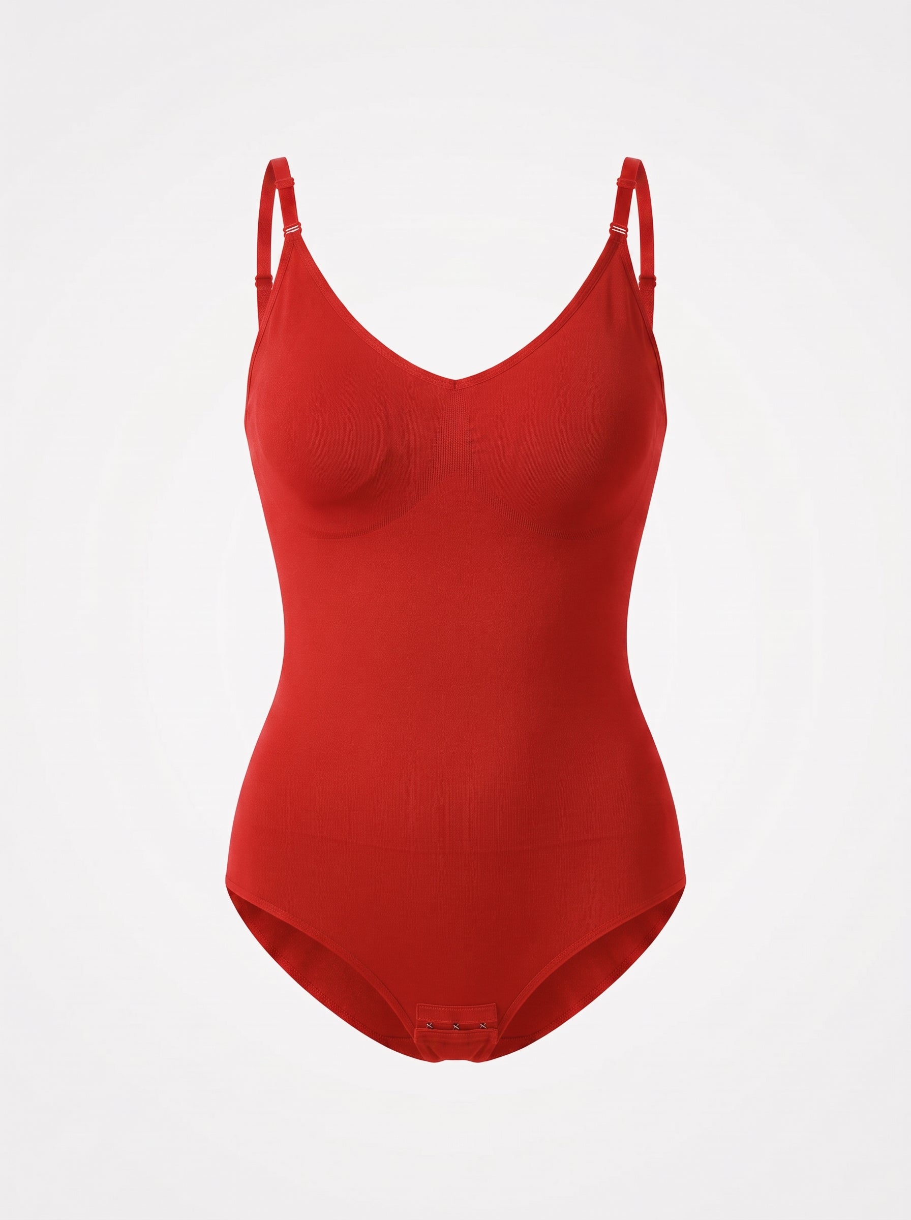 Seamless Smoothing Bodysuit with Thong Back & Snap Closure