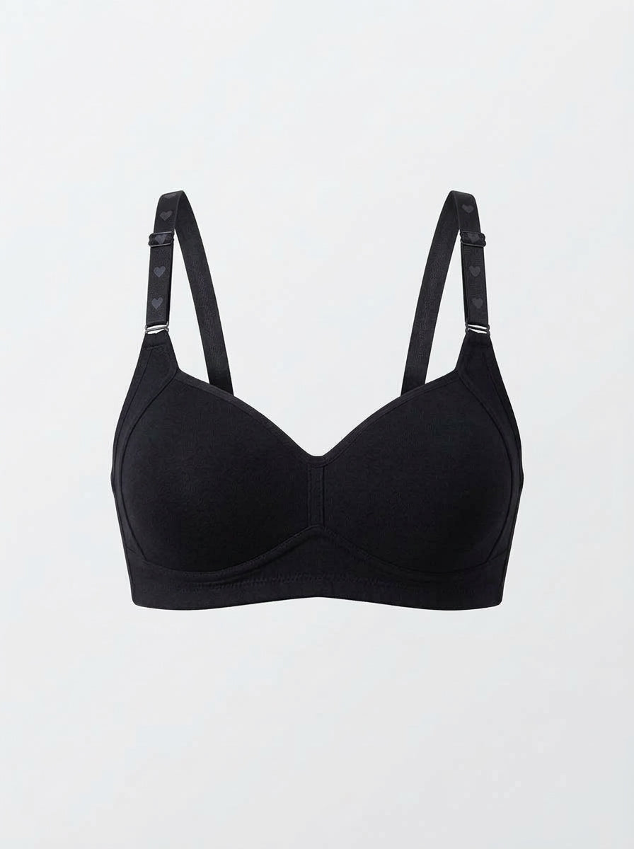 Cotton Wire-Free Full Coverage Bra