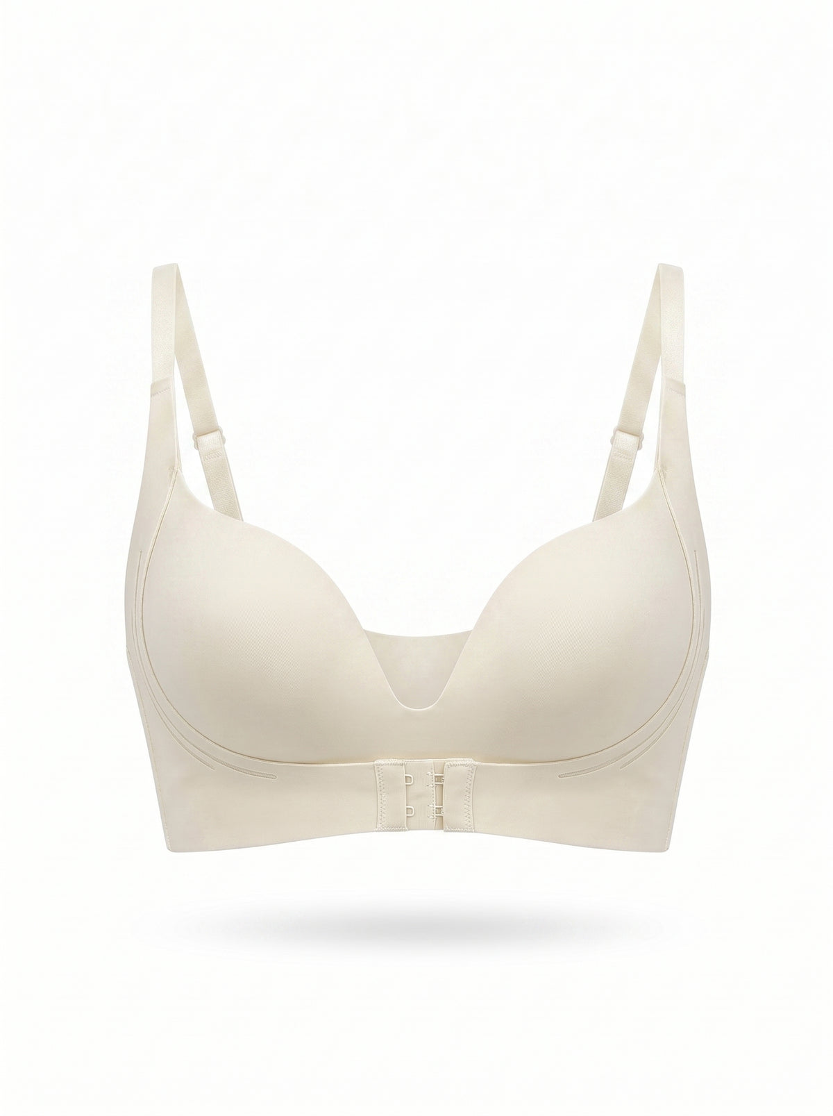 Anti-Sagging Front Closure Push-Up Bra with Adjustable Fit