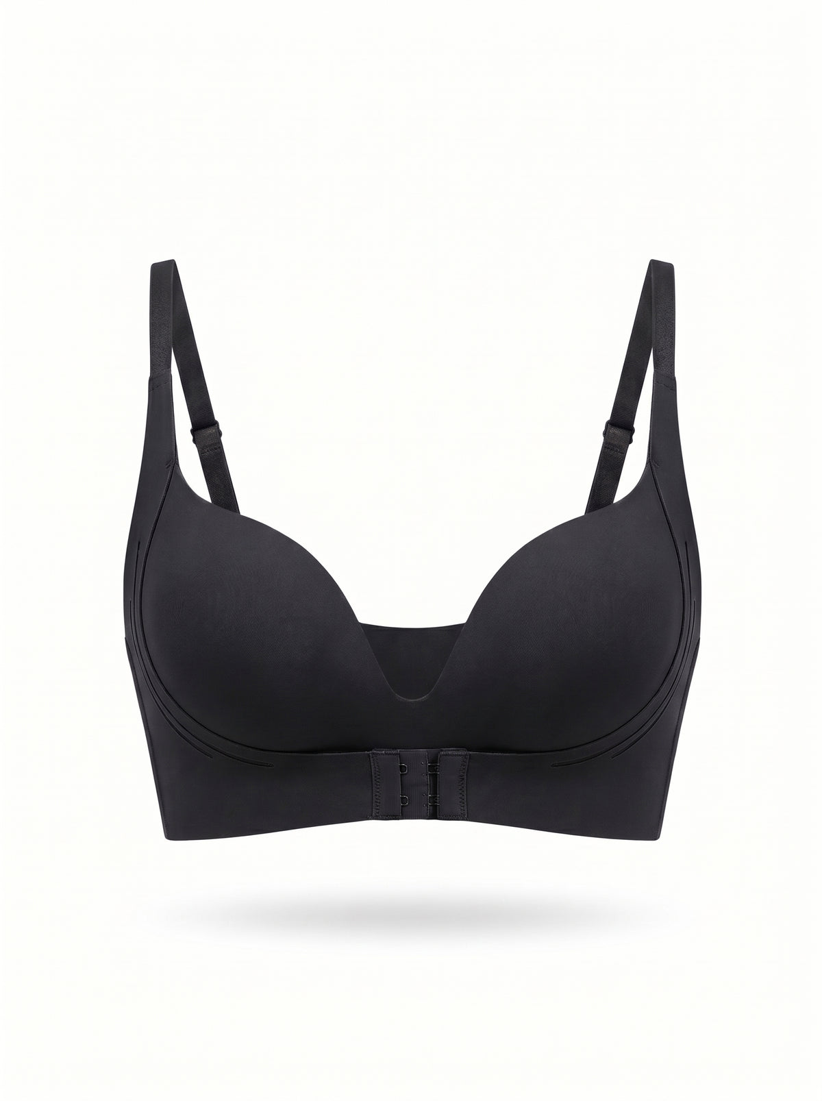 Anti-Sagging Front Closure Push-Up Bra with Adjustable Fit