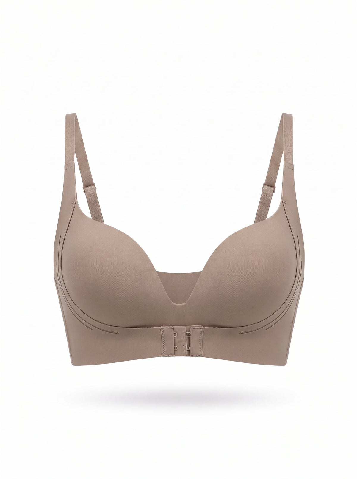 Anti-Sagging Front Closure Push-Up Bra with Adjustable Fit
