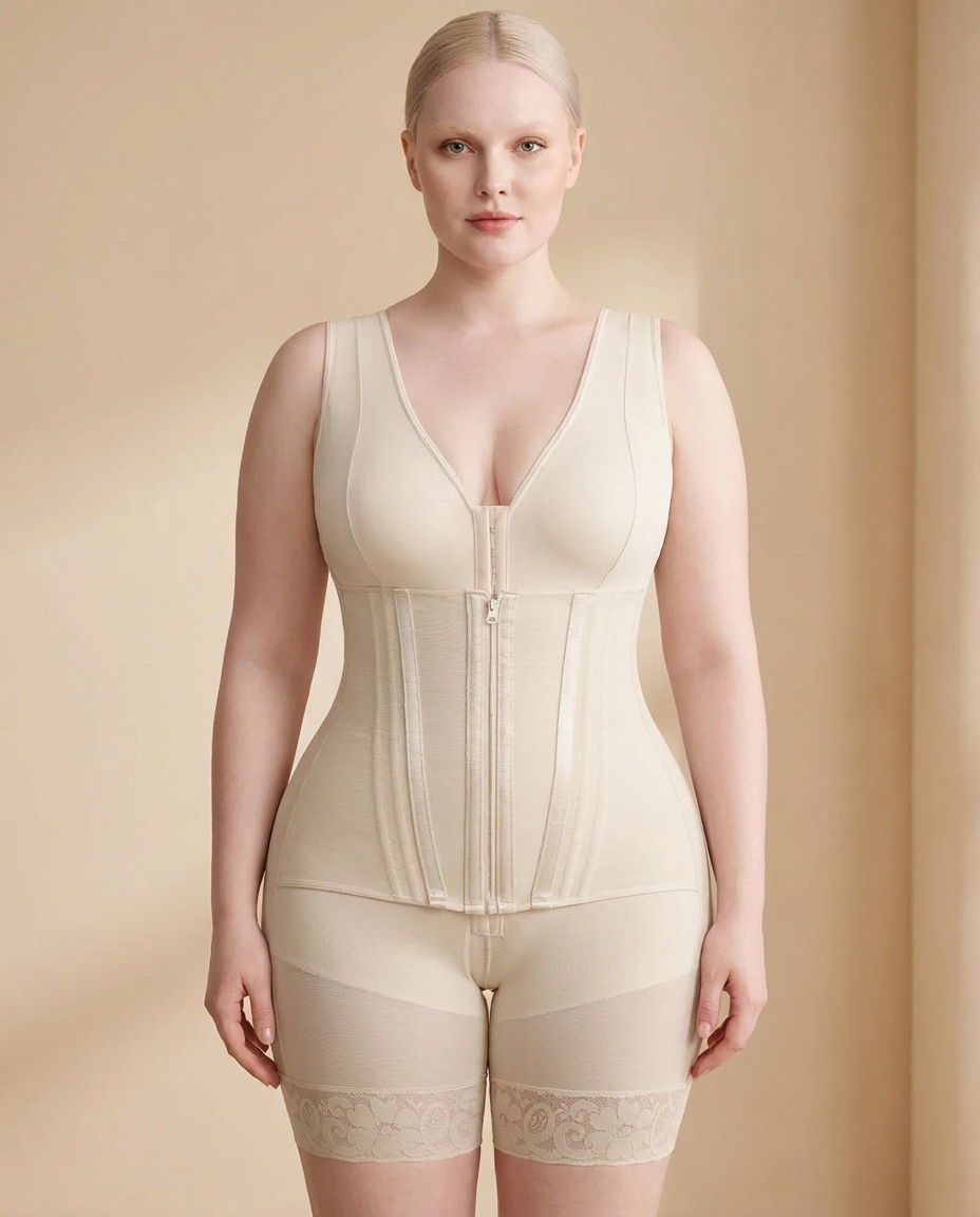 Post Surgery Full Body Compression with Tummy Control