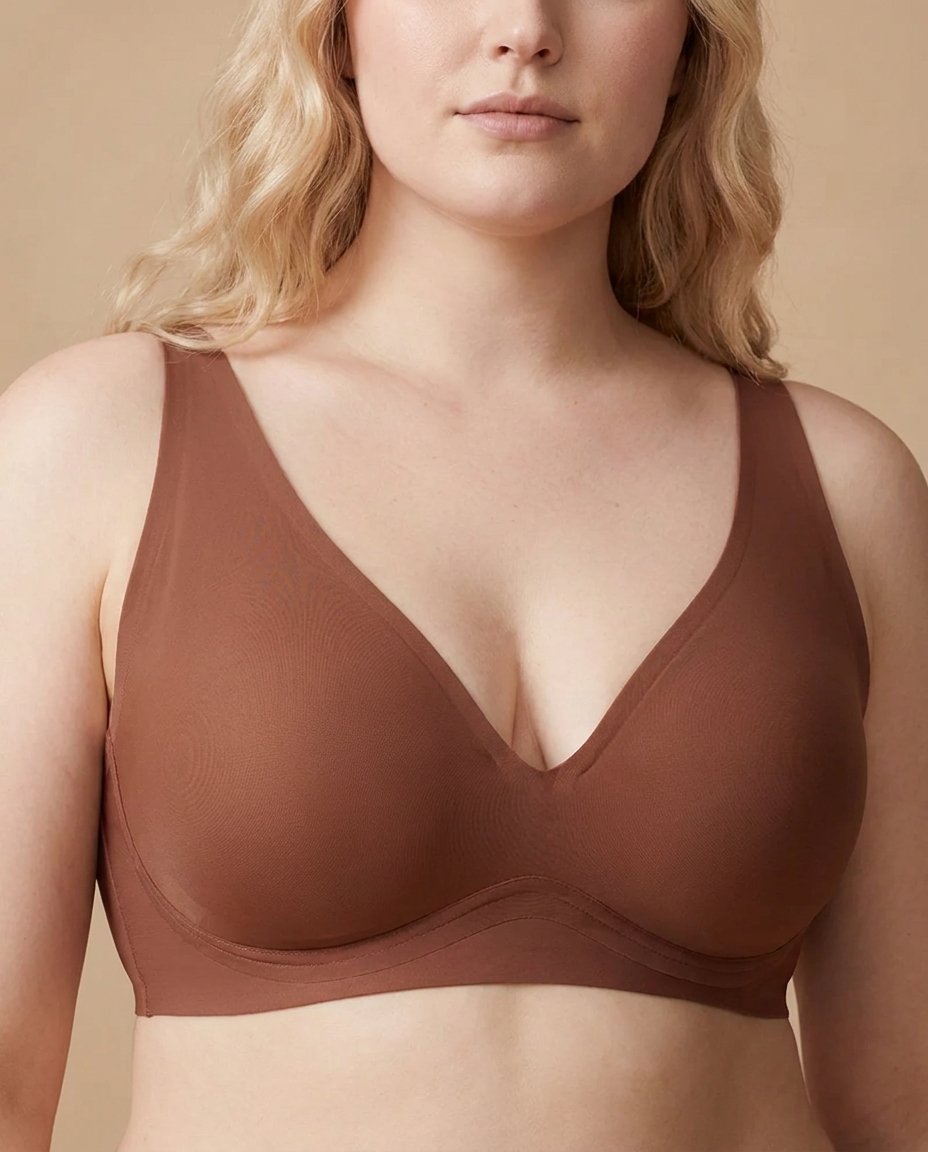 Wireless Full Coverage Bra with Seamless Comfort