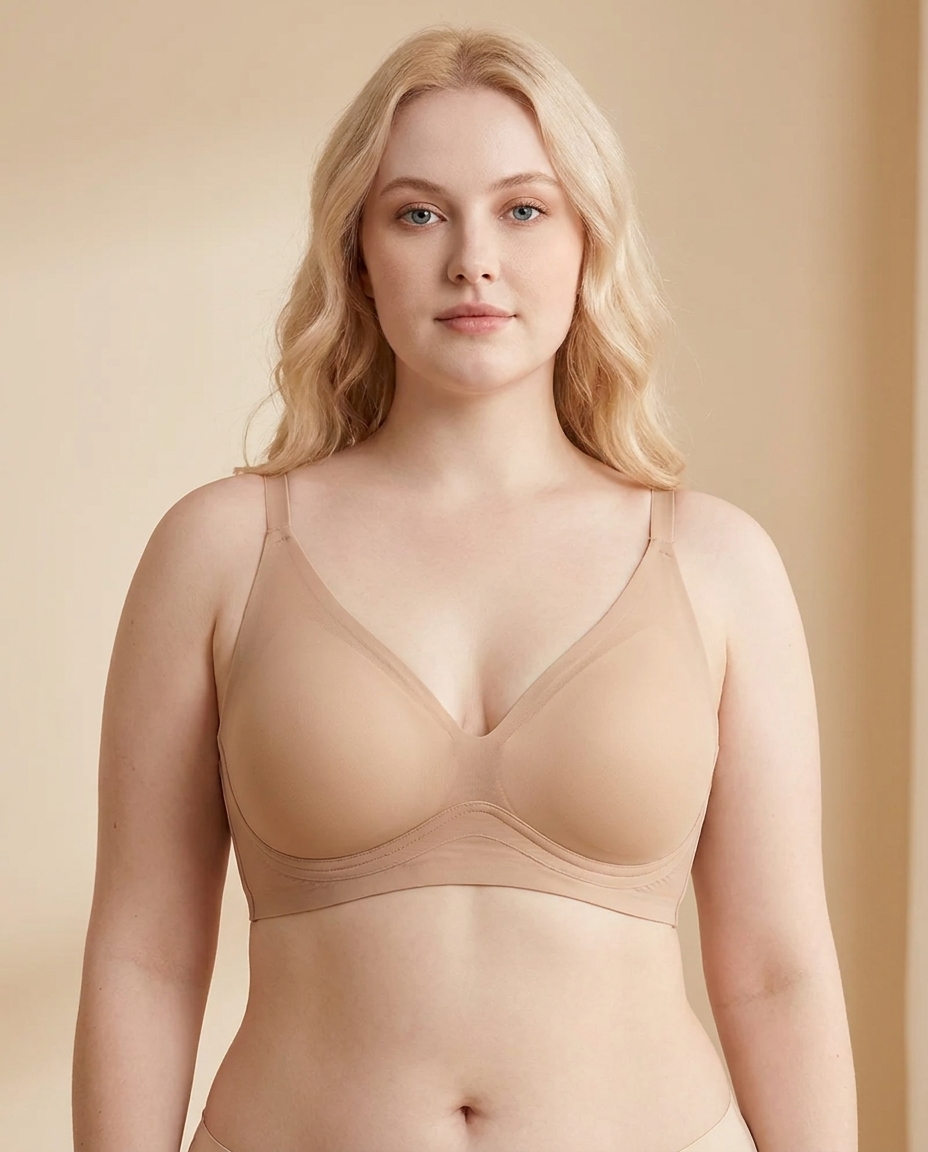 Wireless Full Coverage Bra with Seamless Comfort
