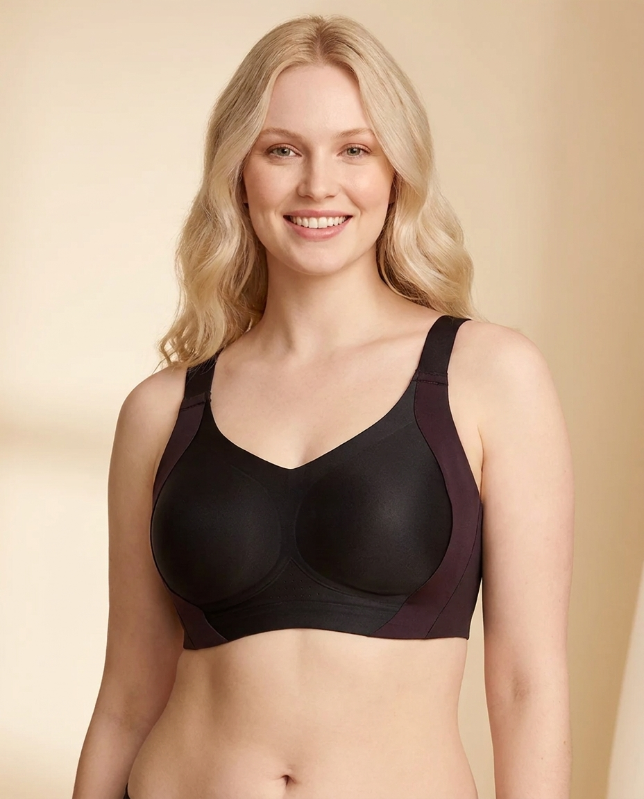 Wireless Full Coverage Bra with Breathable Support