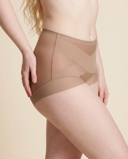 6 Pack High-Waisted Tummy Control Shaping panties | Seamless Compression Support & Everyday Comfort