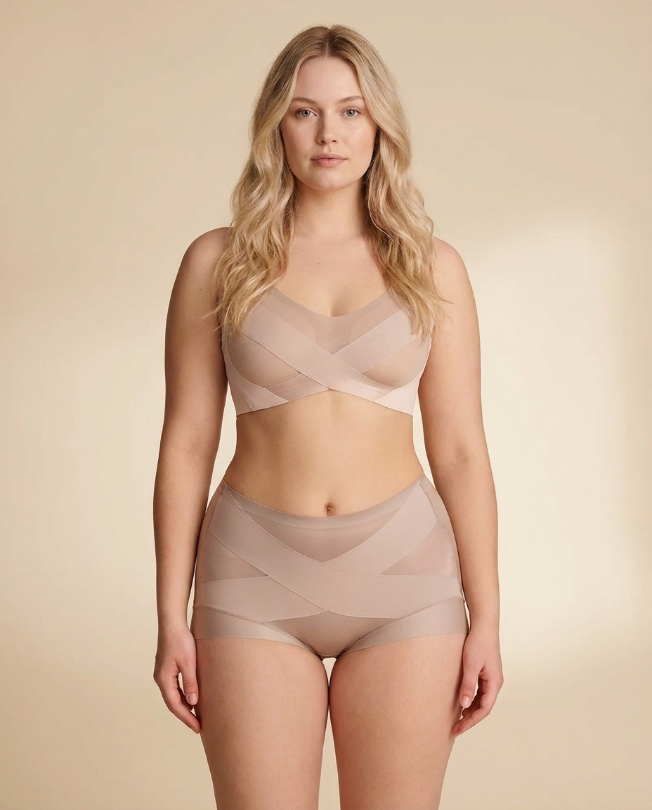 6 Pack High-Waisted Tummy Control Shaping panties | Seamless Compression Support & Everyday Comfort