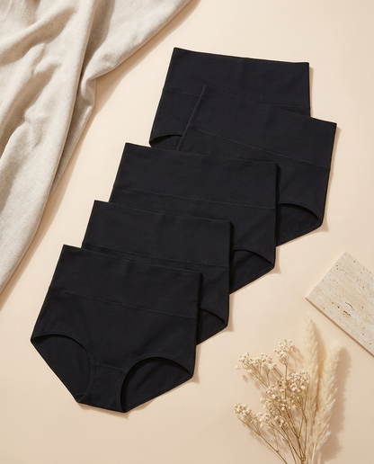 6 Pack Seamless High-Waisted No-Show Briefs | Everyday Comfort & Invisible Fit