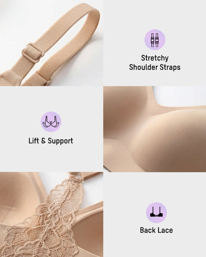 Seamless Wireless Bra with Full Coverage Comfort