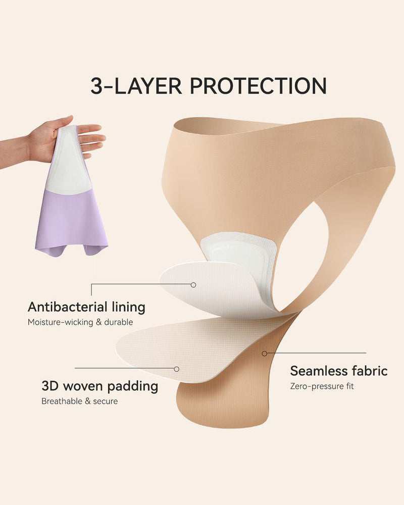 Seamless Thongs with Camel Toe Coverage | Soft Stretch & No-Show Design (5 Pack)