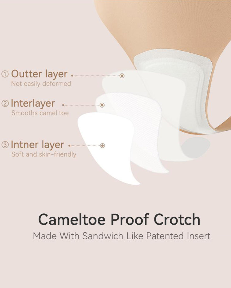 Seamless Thongs with Camel Toe Coverage | Soft Stretch & No-Show Design (5 Pack)