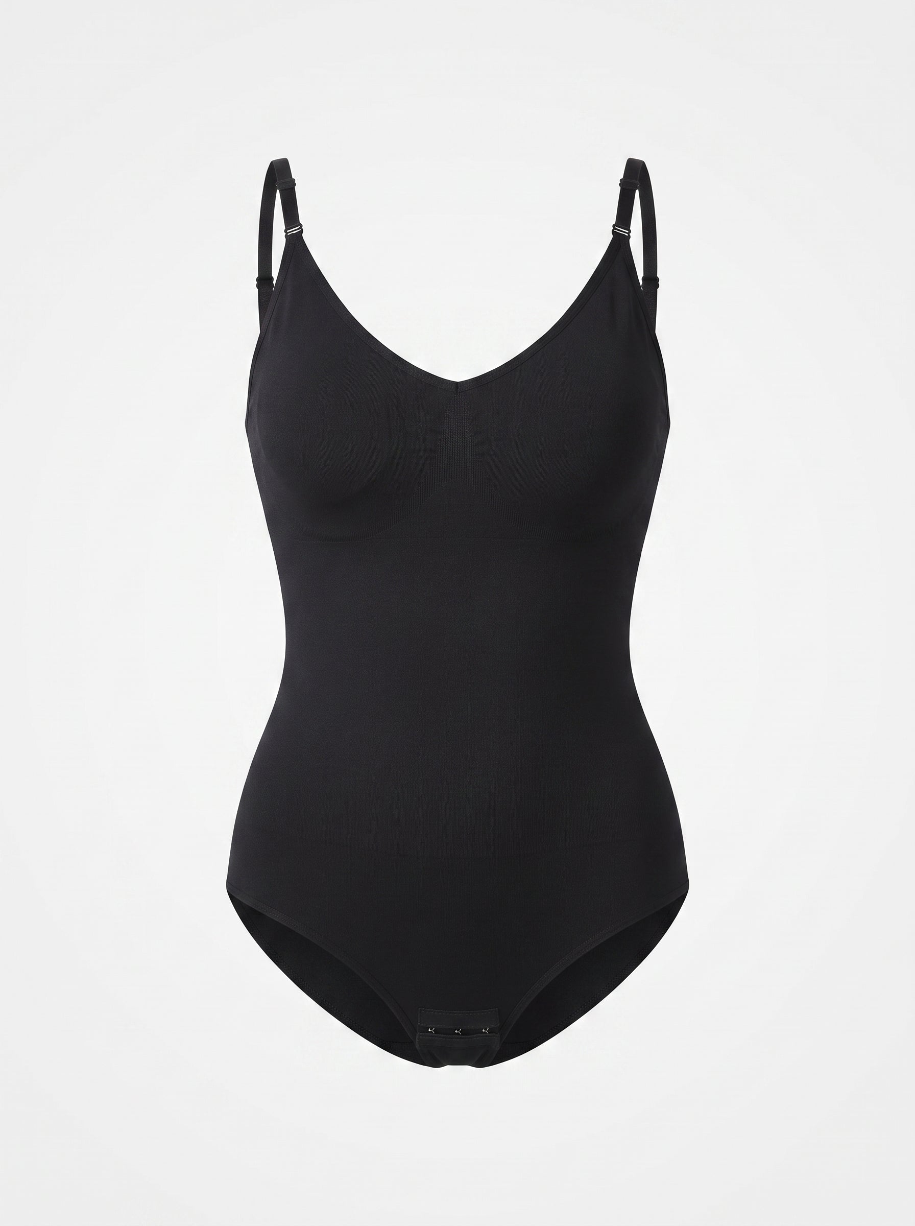 Seamless Smoothing Bodysuit with Thong Back & Snap Closure