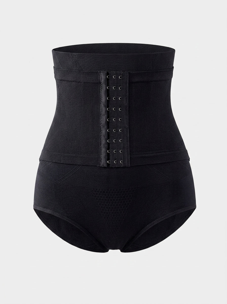 Waist Trainer Shapewear Thong with Hook Closure