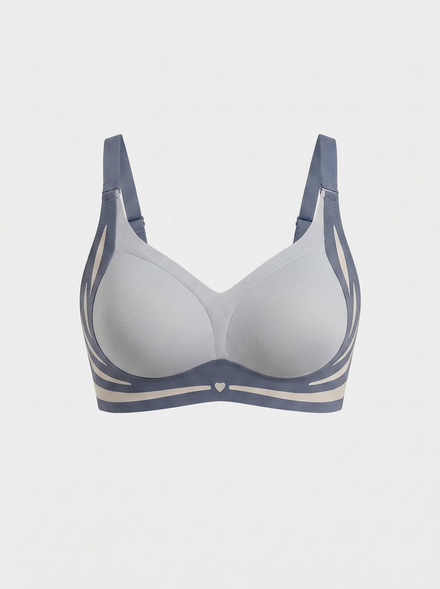 Smooth Wire-Free Bra with Wide Straps