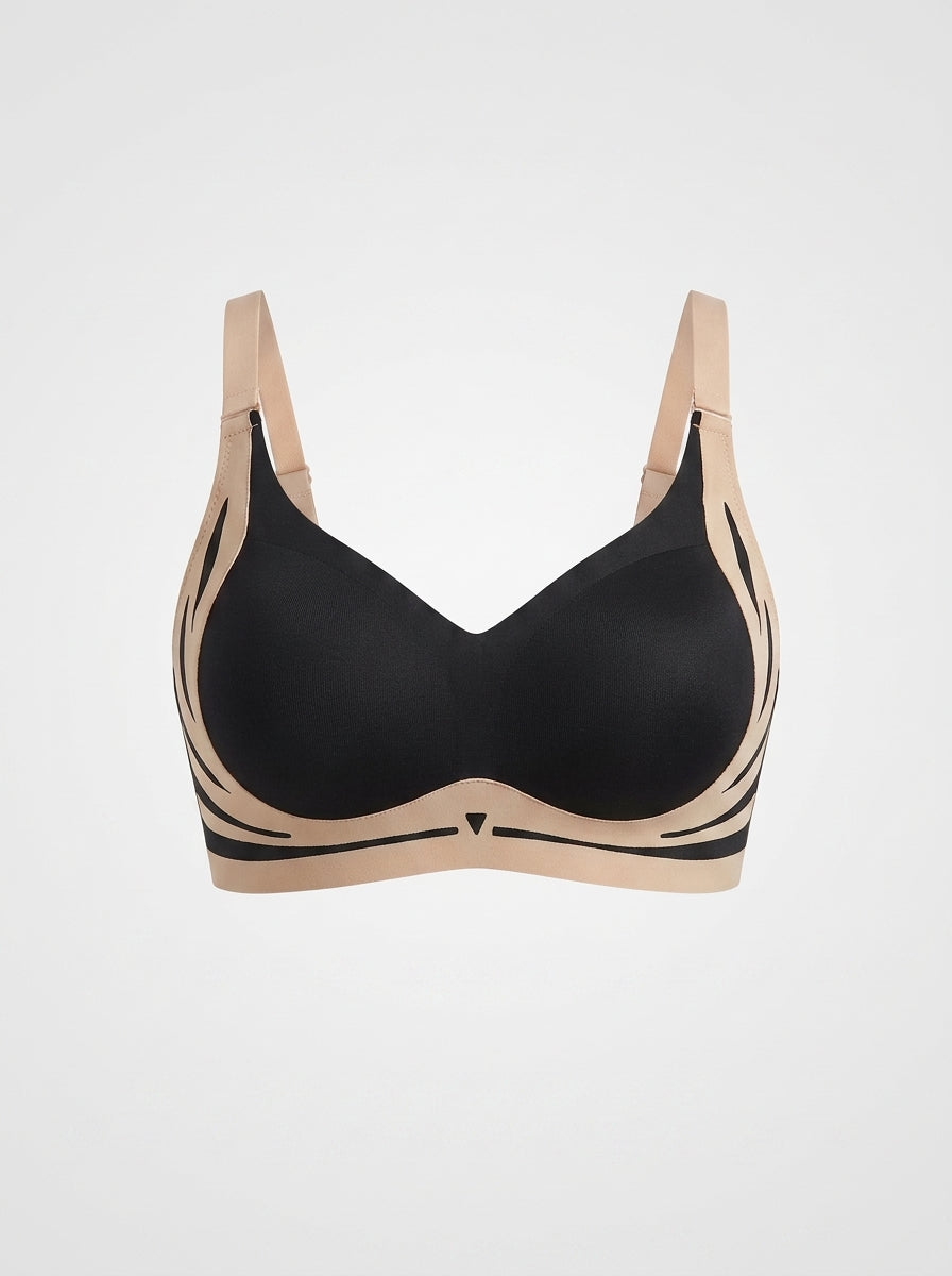 Smooth Wire-Free Bra with Wide Straps