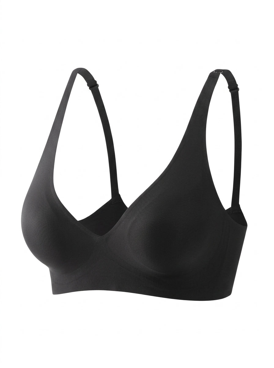 Seamless Wire-Free Smooth V-neck Bra