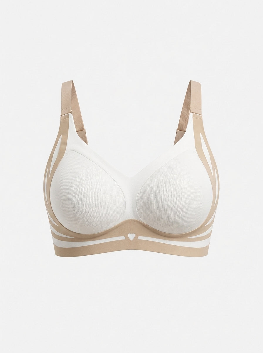 Smooth Wire-Free Bra with Wide Straps