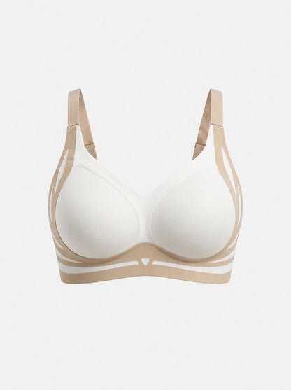 Smooth Wire-Free Bra with Wide Straps