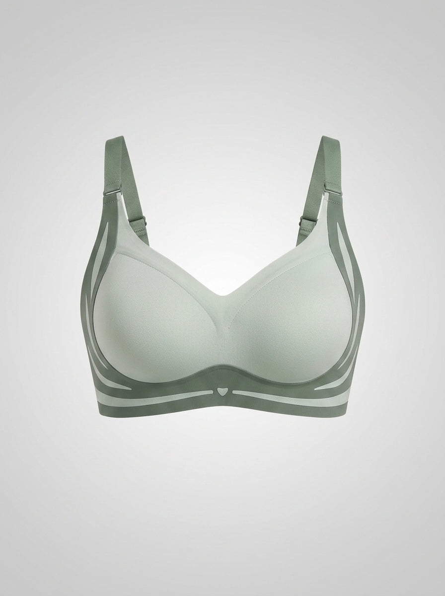 Smooth Wire-Free Bra with Wide Straps
