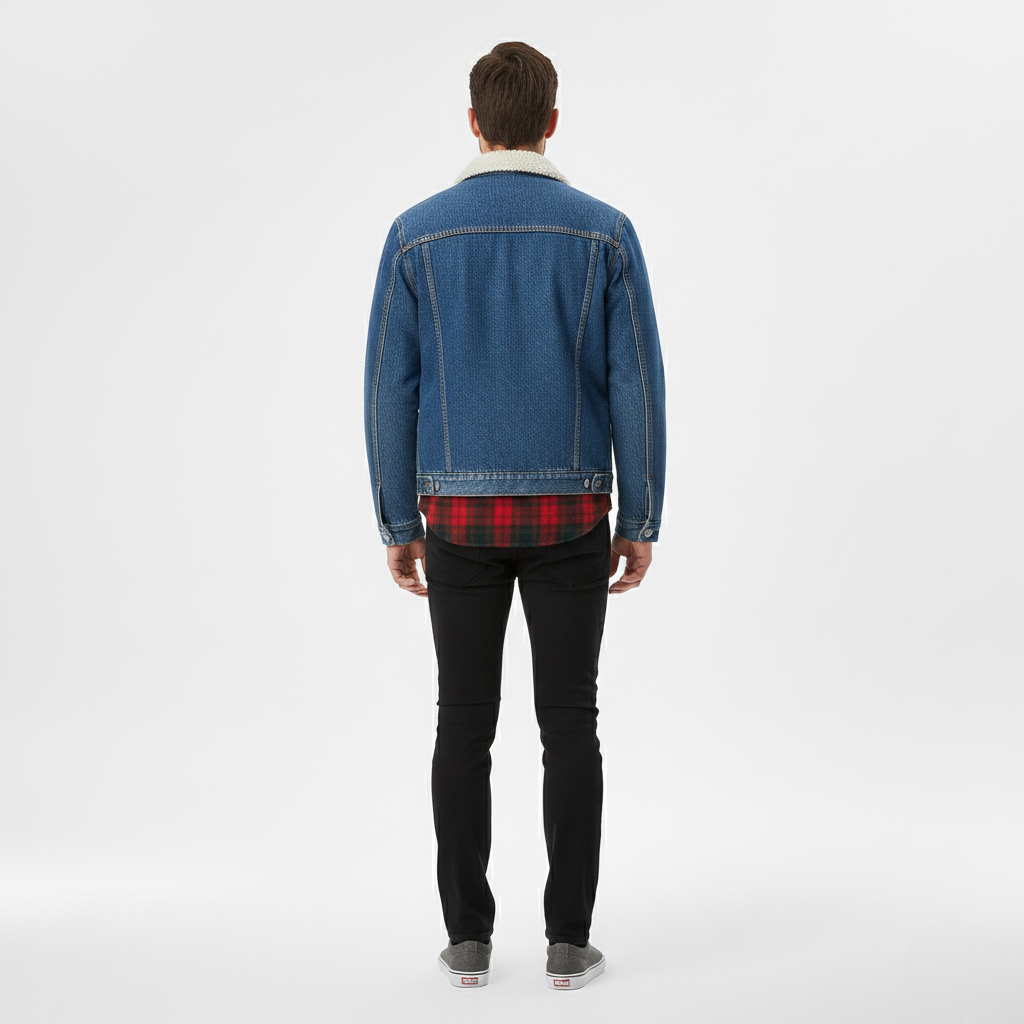 Sherpa Lined Denim Jacket