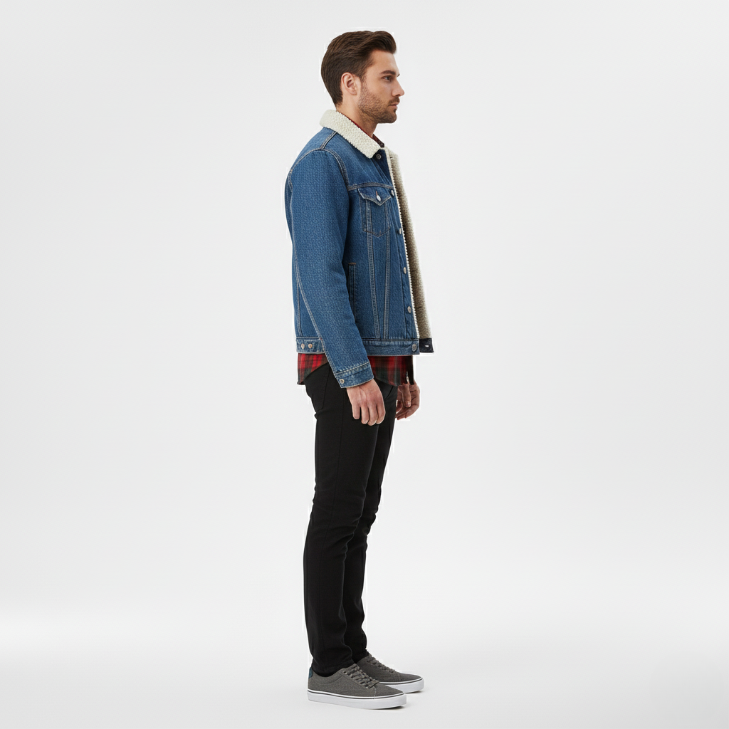 Sherpa Lined Denim Jacket