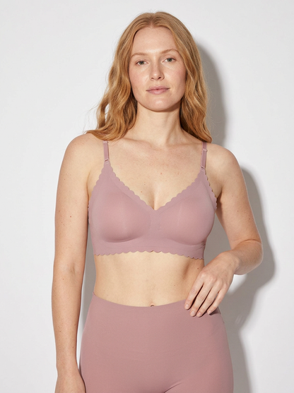 Scalloped Edge Triangle Bralette