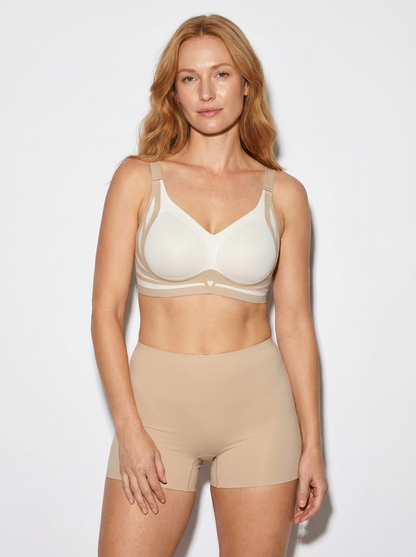 Smooth Wire-Free Bra with Wide Straps