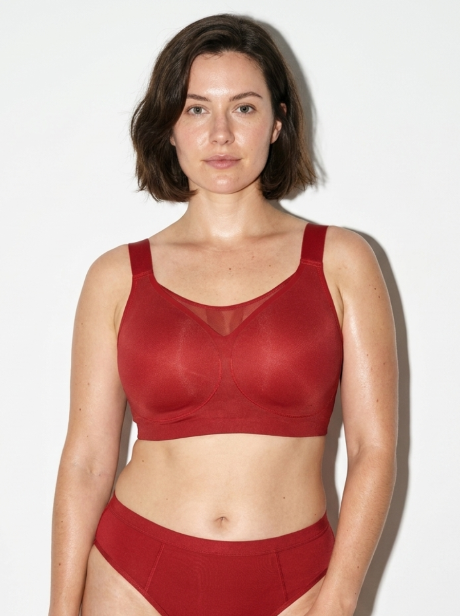 Seamless Wire-Free Bra with Adjustable Straps
