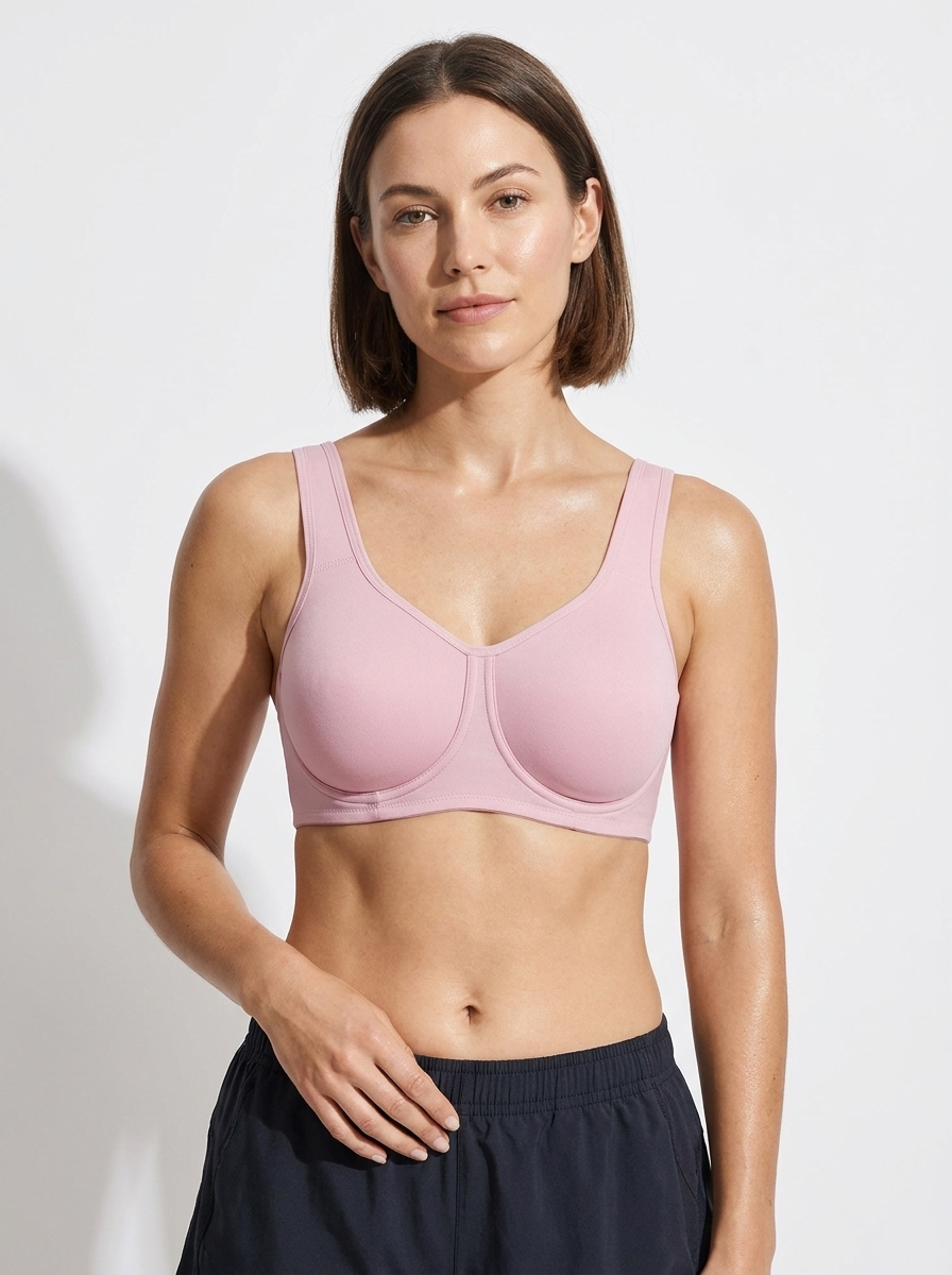 Underwire Sports Bra with Full Coverage Cup