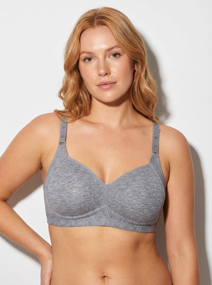 Cotton Wire-Free Full Coverage Bra