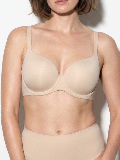 Smooth Push-Up Bra with Underwire & Adjustable Straps